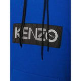 KENZO Logo Color-block Sweatshirt, French Blue-OZNICO