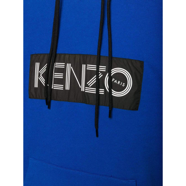 KENZO Logo Color-block Sweatshirt, French Blue-OZNICO