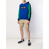 KENZO Logo Color-block Sweatshirt, French Blue-OZNICO