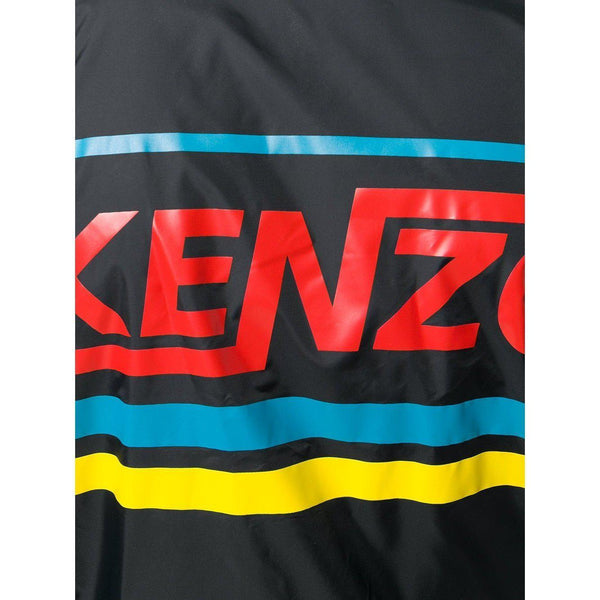 KENZO Logo Jacket, Black-OZNICO