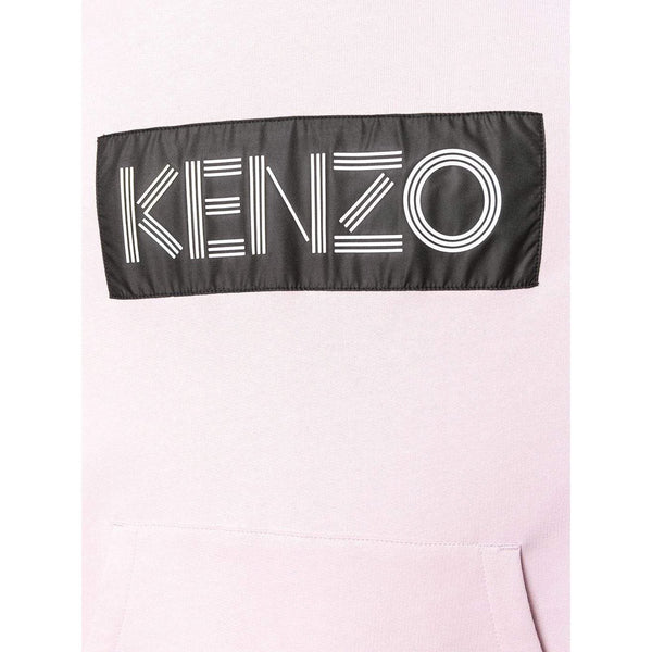 KENZO Logo Panelled Sweatshirt, Pastel Pink-OZNICO