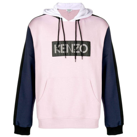 KENZO Logo Panelled Sweatshirt, Pastel Pink – OZNICO