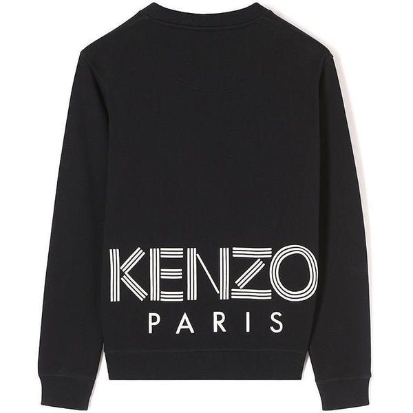 KENZO Logo Sweatshirt, Black-OZNICO