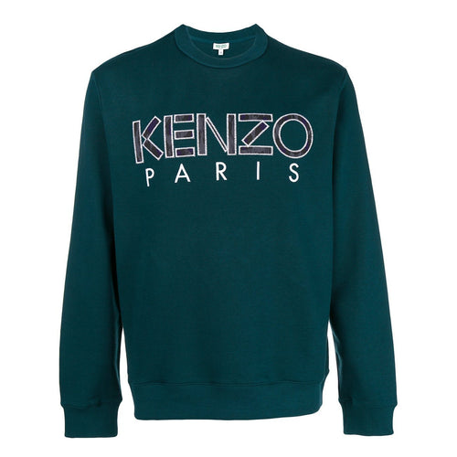 KENZO Logo Sweatshirt, Pine-OZNICO