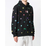 KENZO Multi Logo Icon Sweatshirt, Black-OZNICO