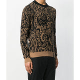 KENZO Paisley Intarsia Jumper, Beige-OZNICO