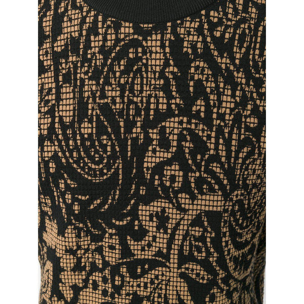 KENZO Paisley Intarsia Jumper, Beige-OZNICO