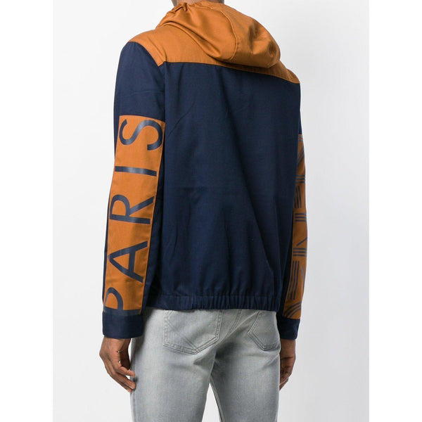 KENZO PARIS Hooded Jacket, Navy Blue-OZNICO