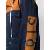 KENZO PARIS Hooded Jacket, Navy Blue-OZNICO