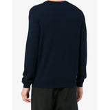 KENZO Paris Knit Crewneck Sweater, Navy Blue-OZNICO