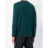 KENZO Paris Knit Crewneck Sweater, Pine-OZNICO