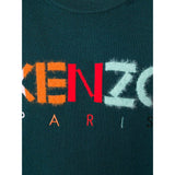 KENZO Paris Knit Crewneck Sweater, Pine-OZNICO