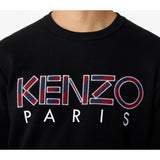KENZO Paris Logo Sweatshirt, Black-OZNICO