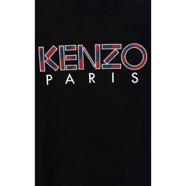 KENZO Paris Logo Sweatshirt, Black-OZNICO