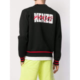 KENZO Paris Varsity Jacket, Black-OZNICO