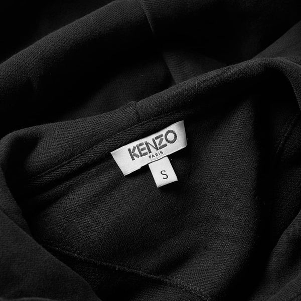 KENZO Signature Hooded Sweatshirt, Black-OZNICO