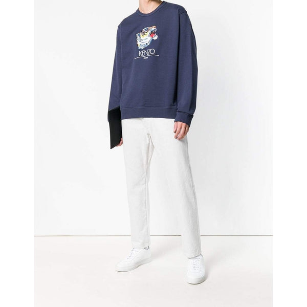 KENZO Tiger Head Sweatshirt, Ink-OZNICO