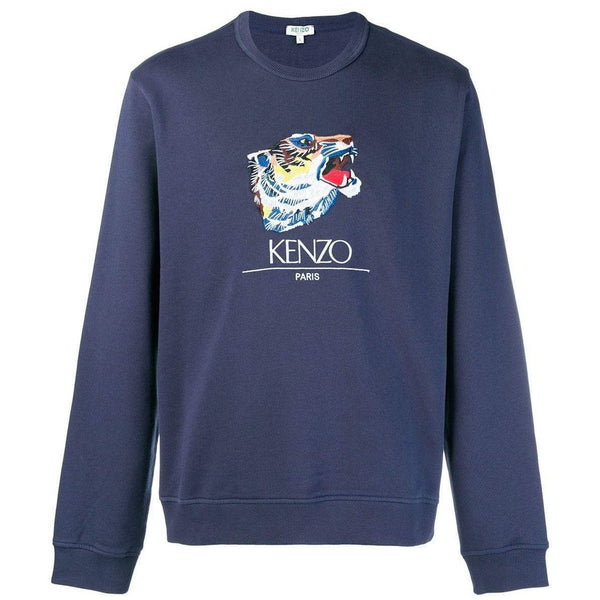 KENZO Tiger Head Sweatshirt, Ink-OZNICO