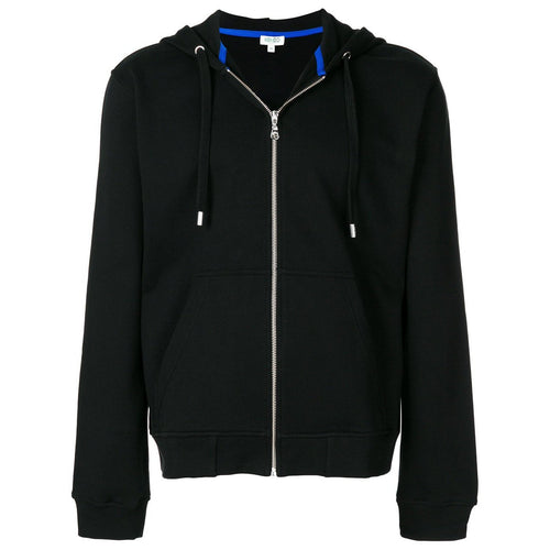 KENZO Tiger Zipped Hoodie, Black-OZNICO