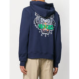 KENZO Tiger Zipped Hoodie, Ink-OZNICO