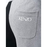 KENZO Two Tone Sweatpants, Grey/ Black-OZNICO