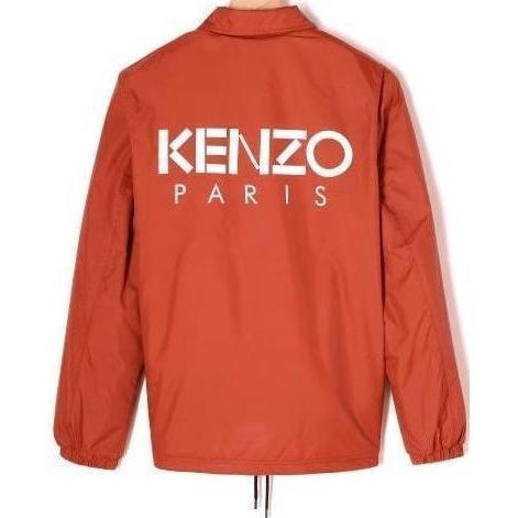 KENZO World Coach Jacket, Deep Orange-OZNICO