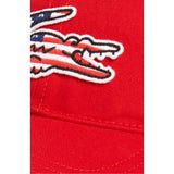 LACOSTE Big Croc USA Appliqué Baseball Cap, Red – OZNICO | Strickmützen