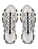 LANVIN Lightning Runner Sneaker, White/ Anthracite-OZNICO
