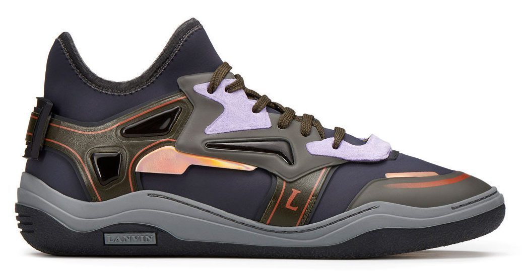 LANVIN Neoprene Diving Sneaker, Anthracite – OZNICO LANVIN Neoprene Diving Sneaker, Anthracite – OZNICO