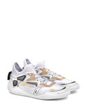 LANVIN Neoprene Diving Sneaker, White/ Light Grey-OZNICO