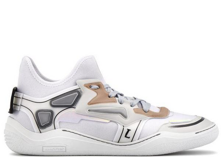 VERSACE Medusa Strap Hi-top Sneakers, White