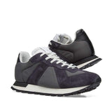 MAISON MARGIELA 22 Retro Runner Sneaker, Ashphalt/ Navy-OZNICO