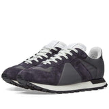 MAISON MARGIELA 22 Retro Runner Sneaker, Ashphalt/ Navy-OZNICO