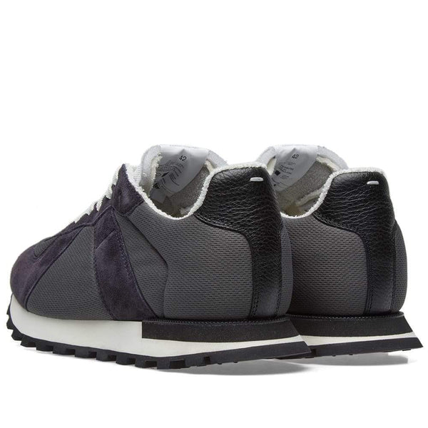 MAISON MARGIELA 22 Retro Runner Sneaker, Ashphalt/ Navy-OZNICO