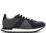 MAISON MARGIELA 22 Retro Runner Sneaker, Ashphalt/ Navy-OZNICO