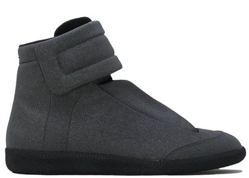 MAISON MARGIELA Men's Future Hi-Top Sneaker, Black Glitter-OZNICO