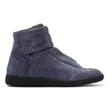 MAISON MARGIELA Men's Future High-Top Sneakers, Navy Glitter-OZNICO