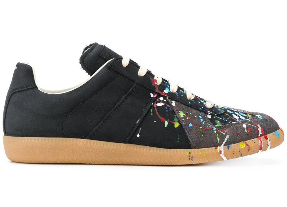 MAISON MARGIELA - Paint Splatter Replica Sneaker in Black/Multi – TRAFFIC  LOS ANGELES