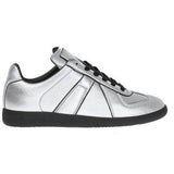 MAISON MARGIELA Replica Low Womens Trainer, Silver-OZNICO