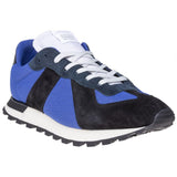 MAISON MARGIELA Retro Runner Sneaker, Navy/ Electric Blue-OZNICO