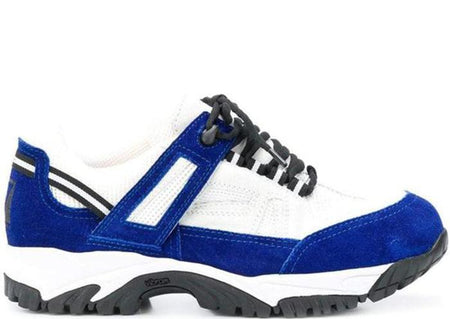 VERSACE MILANO RUNNER SNEAKERS,Blue