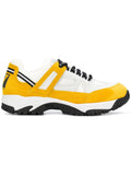 MAISON MARGIELA Security Sneakers, White/ Yellow-OZNICO