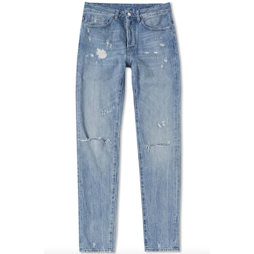 MARCEL BURLON Blue Wing Slim Jeans, Strong Wash-OZNICO