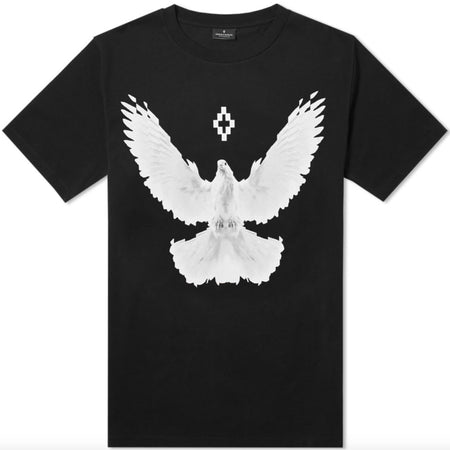 MARCELO BURLON X KAPPA Multicolor Logo T-Shirt, Black
