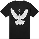 MARCEL BURLON Dove T-Shirt, Black/White-OZNICO