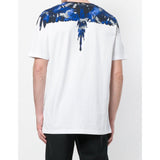 MARCELO BURLON Camou Wings T-Shirt, White/ Blue-OZNICO