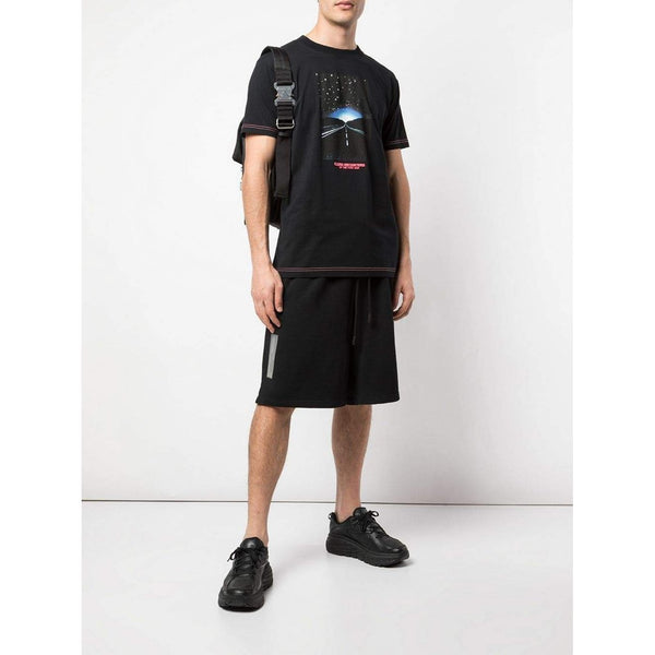 MARCELO BURLON Close Encounters Print T-Shirt, Black/ Multi-OZNICO