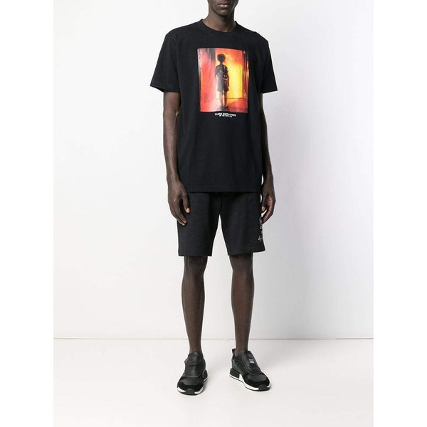 MARCELO BURLON Close Encounters Print T-Shirt, Black/ Multi-OZNICO