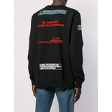 MARCELO BURLON Confidential Sweatshirt, Black/ Multi-OZNICO