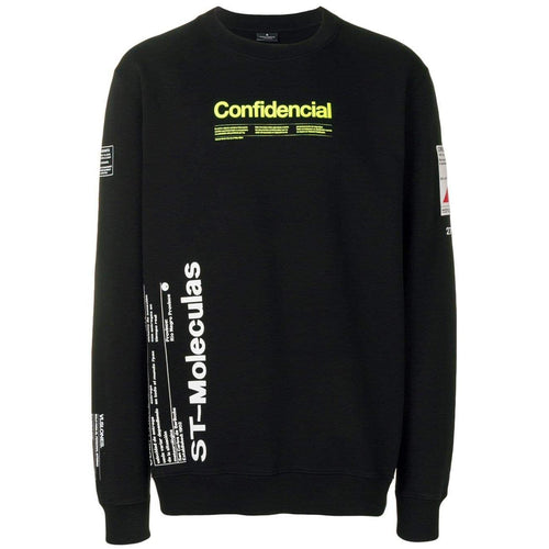 MARCELO BURLON Confidential Sweatshirt, Black/ Multi-OZNICO